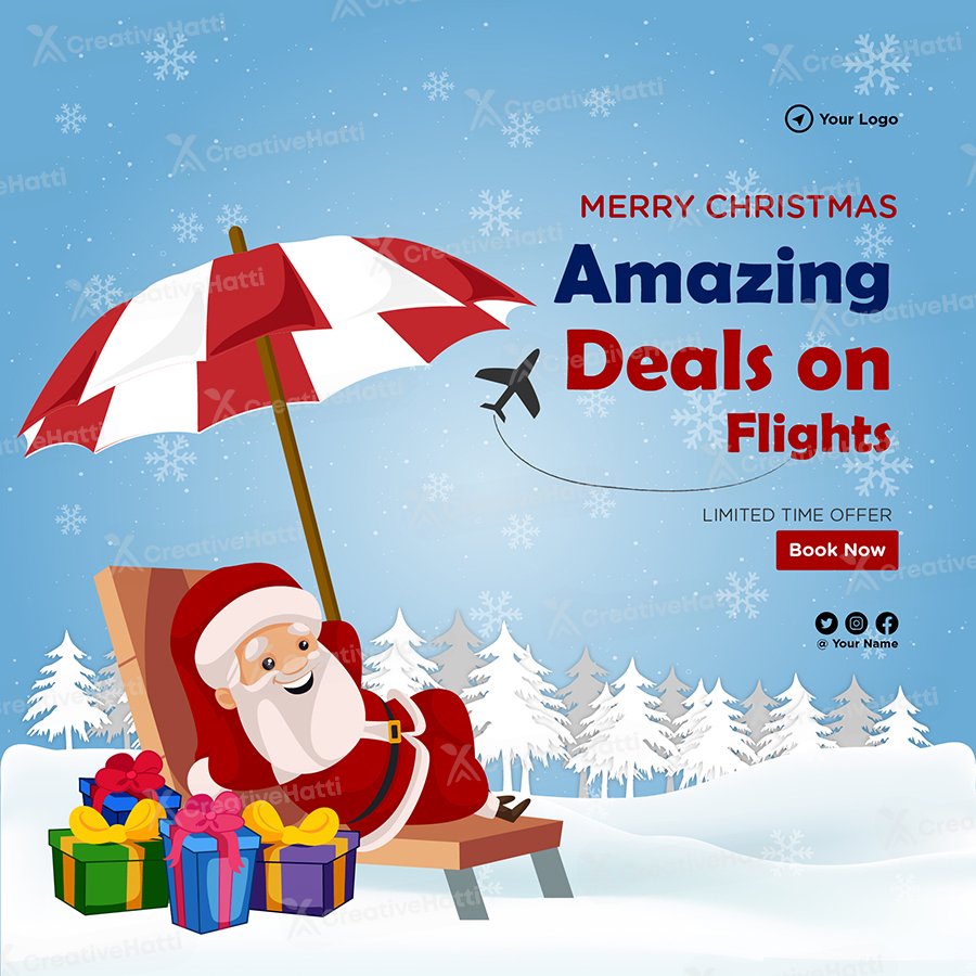merry christmas amazing deals on flight